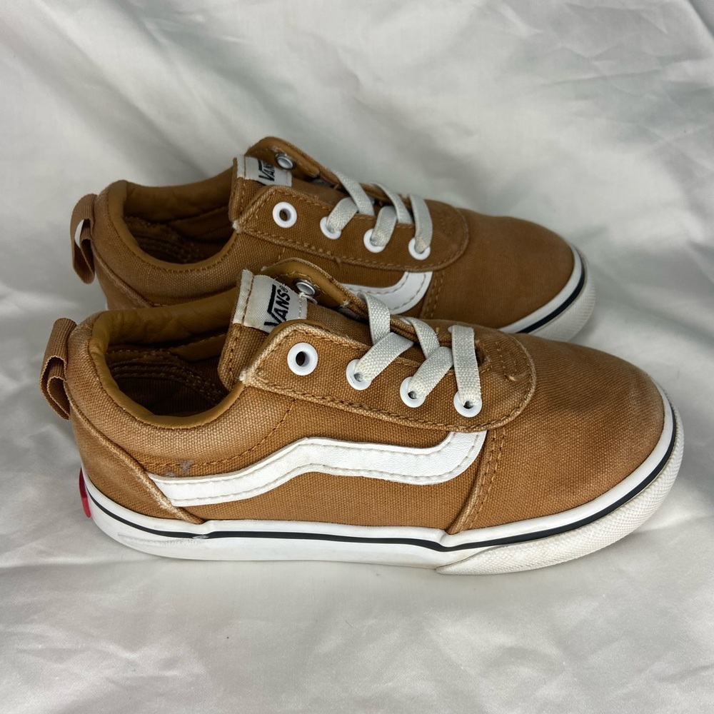 Vans Kids Tan Sneakers Boy Size 9c
